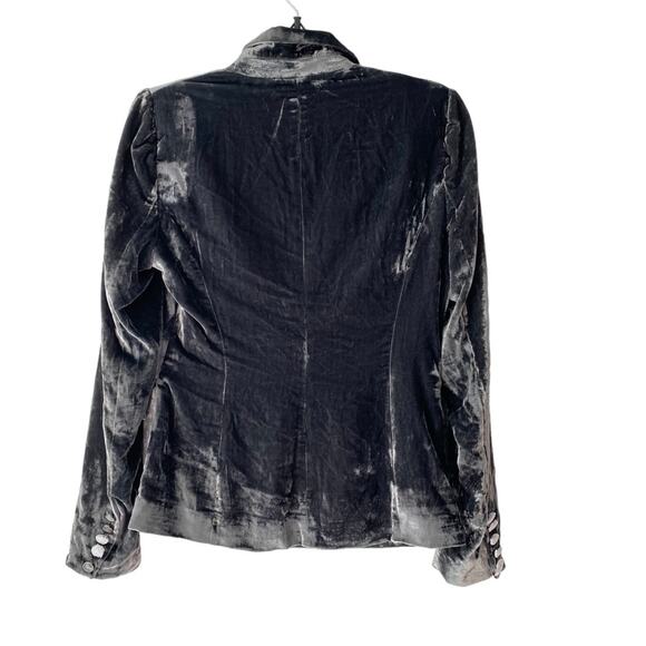 House of Harlow Gray NWTs Velvet Blazer size XS - Picture 3 of 7